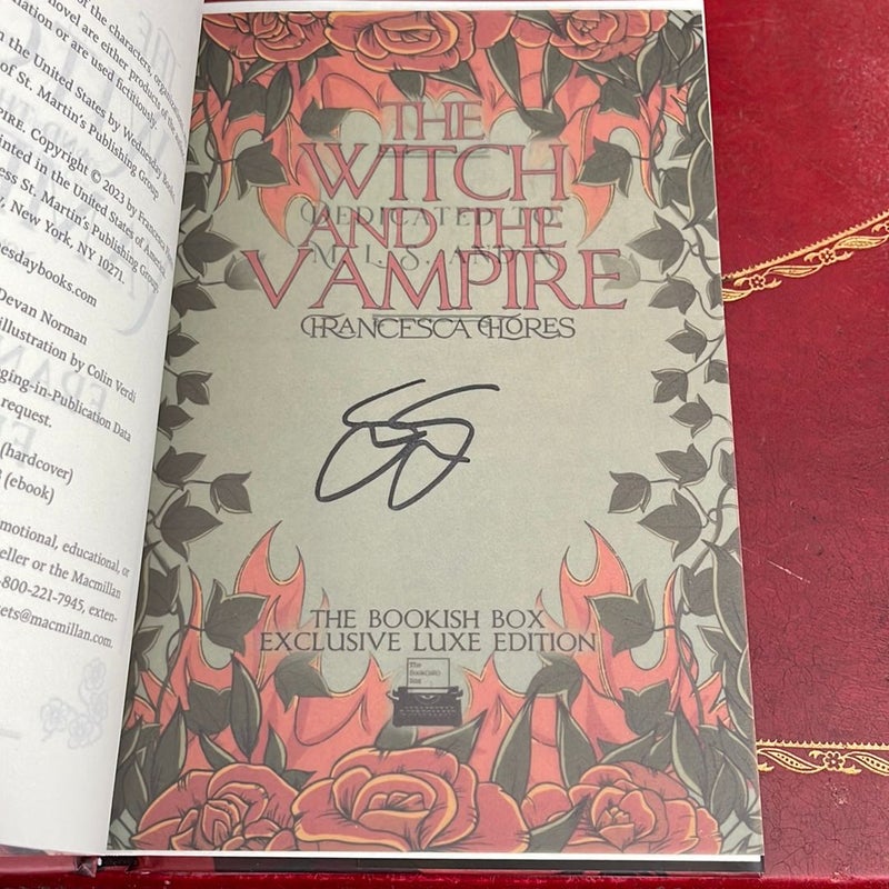 The Bookish Box Exclusive Edition The Witch and the Vampire