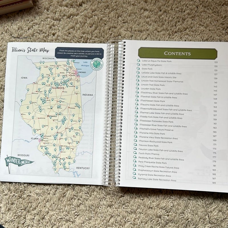 Illinois State Park Adventure Book