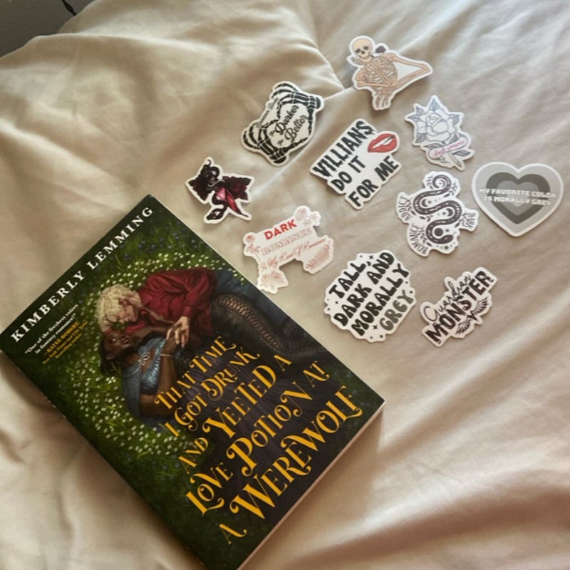 [BUNDLE] That Time I Got Drunk and Yeeted a Love Potion at a Werewolf + Romace Stickers
