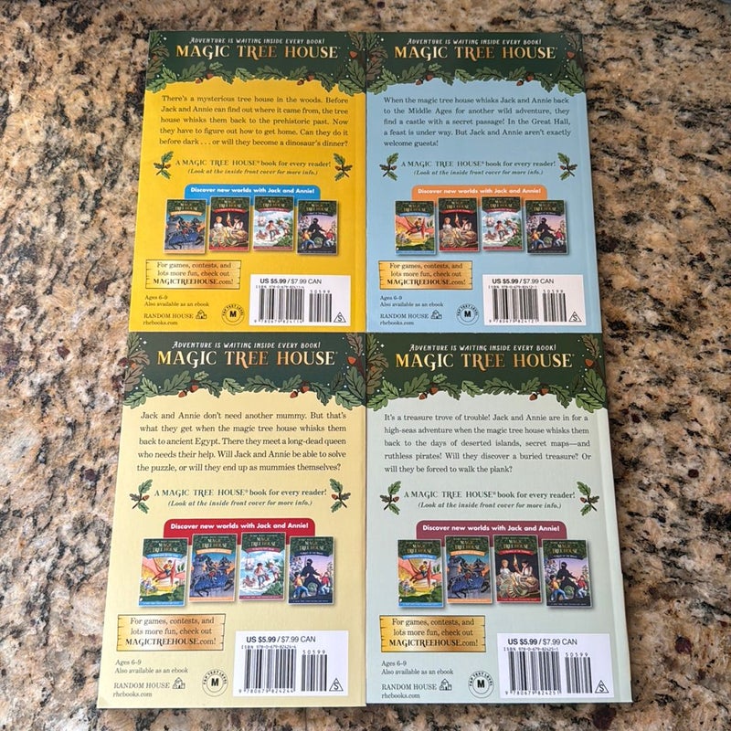 Magic Tree House Books 1-4 Boxed Set