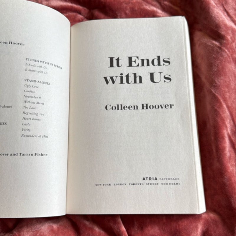 It Ends with Us