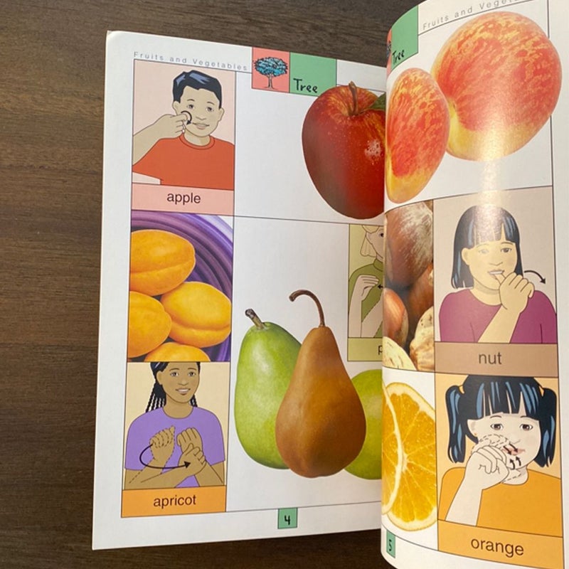 Beginning Sign Language Series Foods and Fruits & Vegetables (Vintage, 1997)