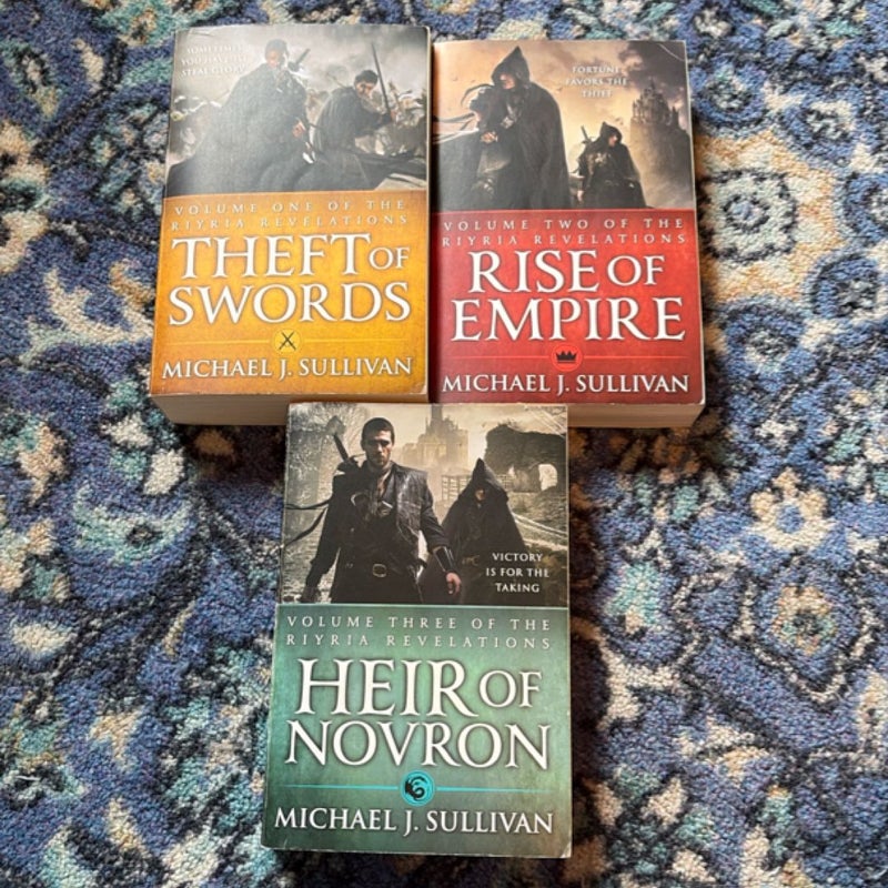 Riyria Revelations - Theft of Swords, Rise of Empire, and Heir of Novron 
