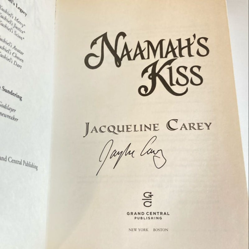 Naamah's Kiss ***Signed 1st Edition***i