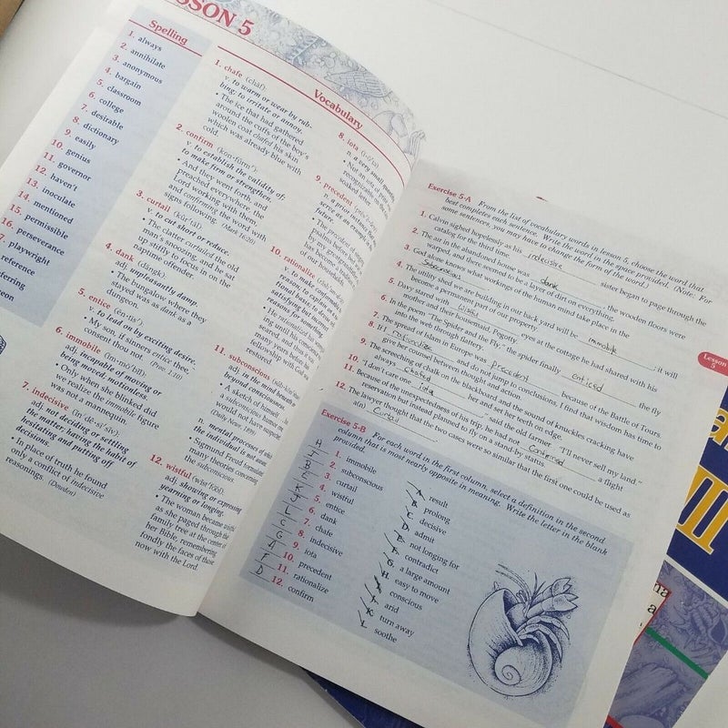 Vocabulary Spelling Poetry III Student Workbook & Teacher Key (third edition) Book Bundle
