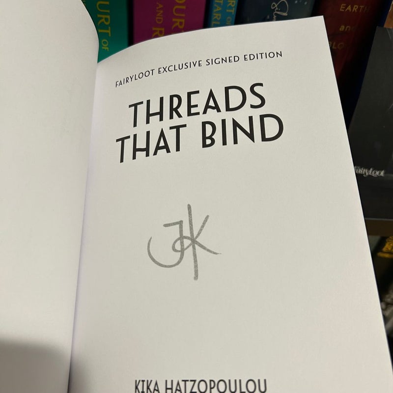 Threads That Bind (Fairyloot Exclusive Signed Edition)