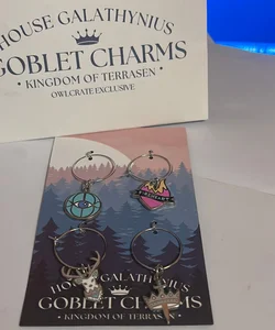 Throne of Glass Goblet Charms 