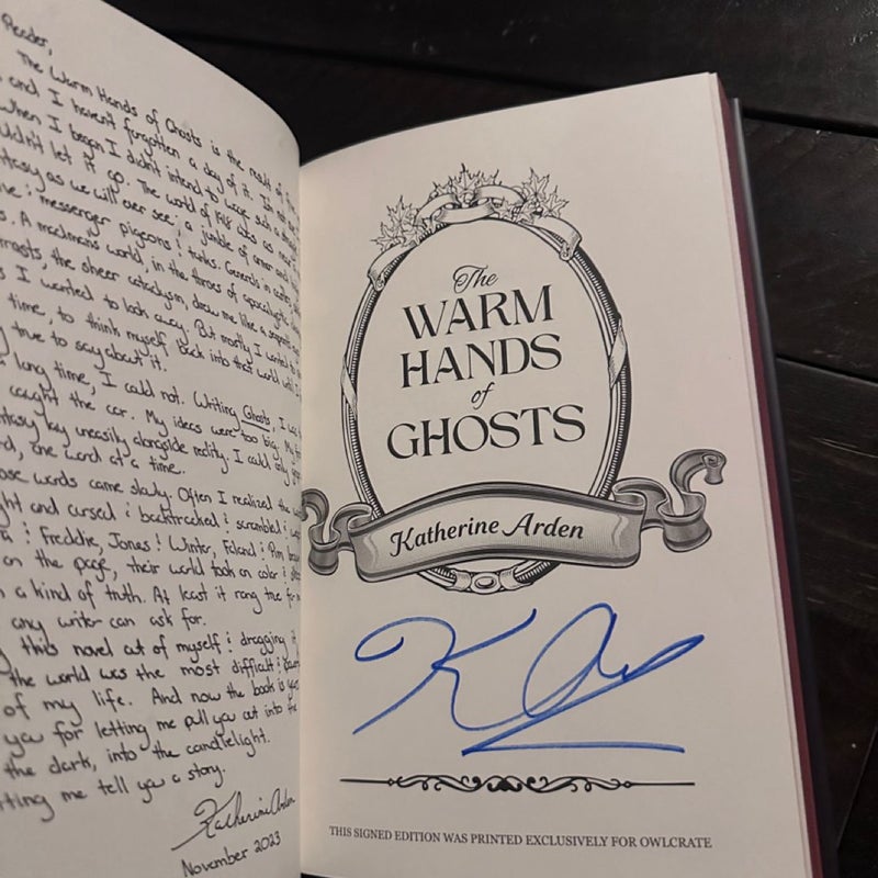 The Warm Hands of Ghosts OwlCrate 
