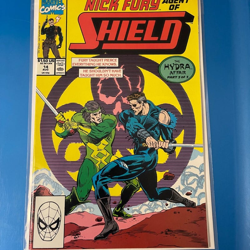 Nick Fury Agent Of Shield # 12-14 (1990) total 3 parts 