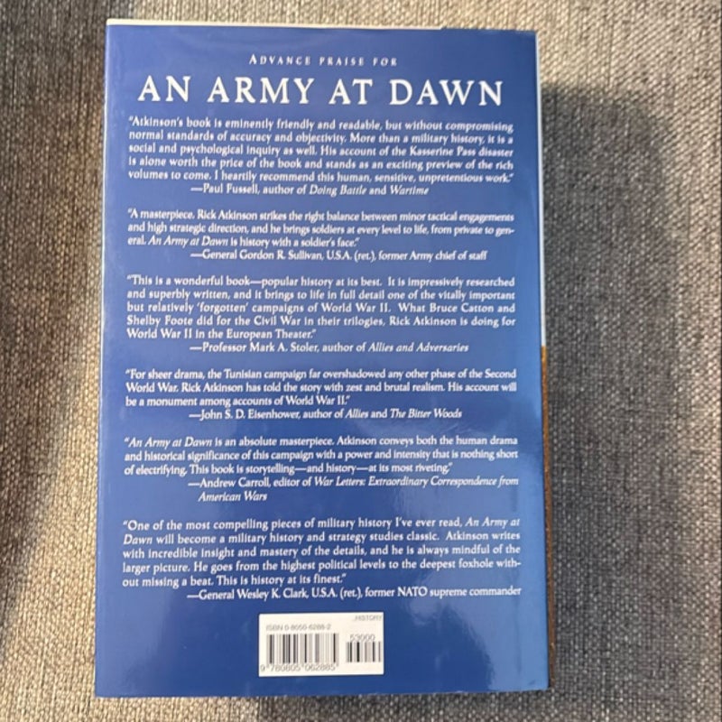 An Army at Dawn - SIGNED