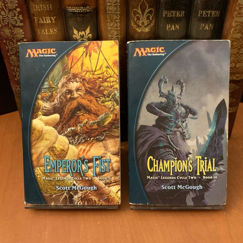 Magic The Gathering: Legends Cycle 2 & 3: Emperor’s Fist, Champion’s Trial, First Edition First Printing