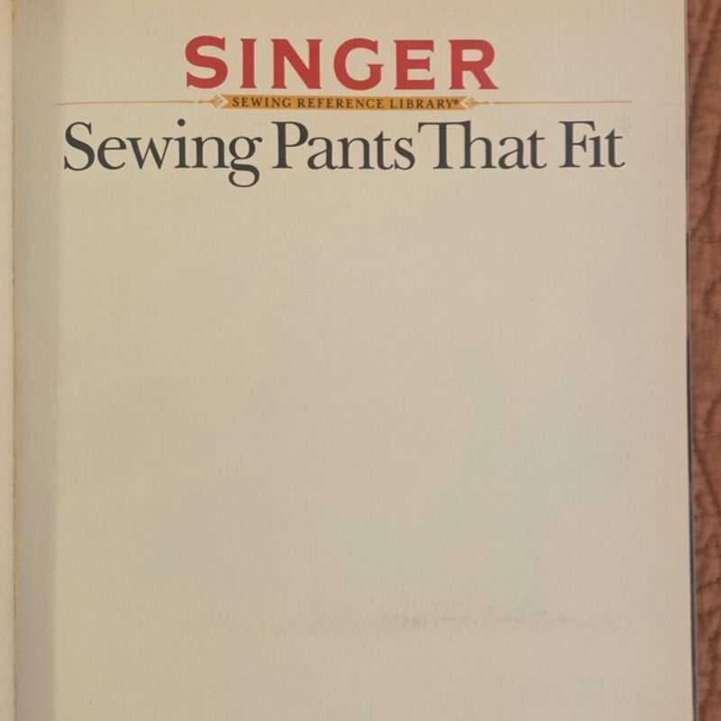 Sewing Pants That Fit