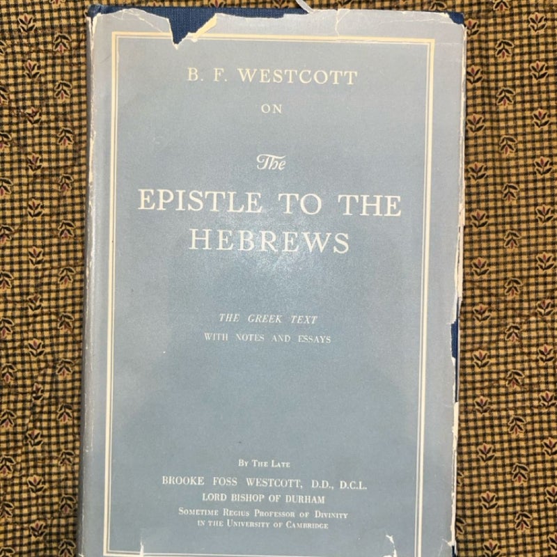 The Epistle to the Hebrews