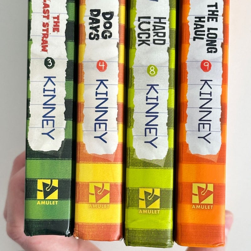 Diary of a Wimpy Kid book bundle, 4 books