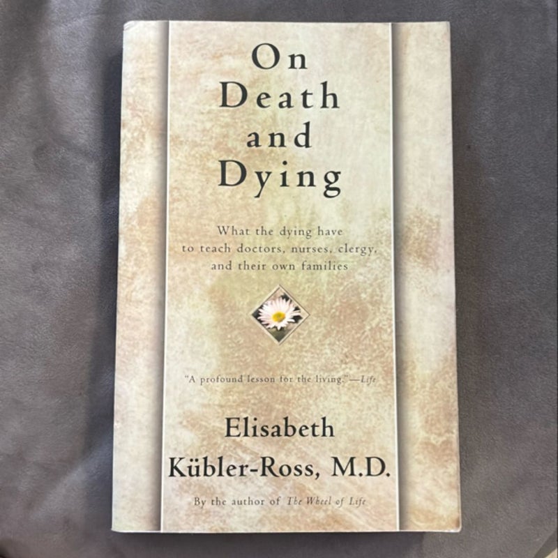 On Death and Dying