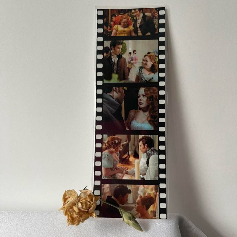 Bridgerton | Penelope and Colin film strip bookmark 