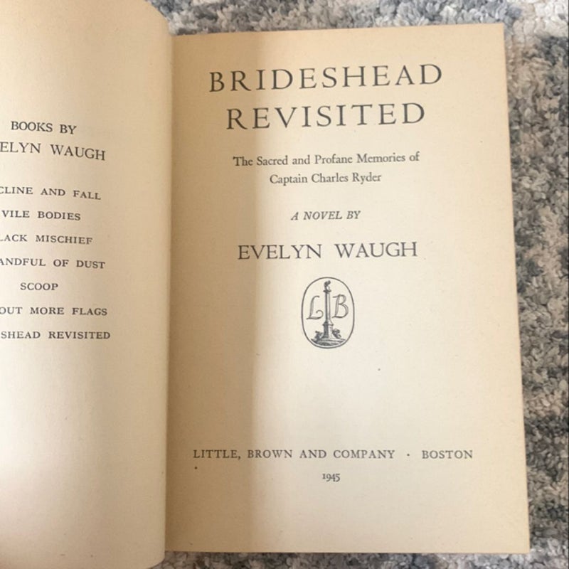 Brideshead Revisited First Edition