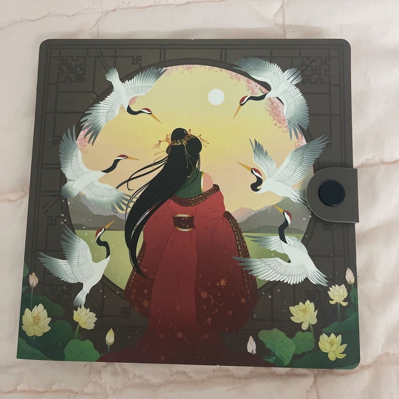 SIX CRIMSON CRANE ORIGAMI OWLCRATE
