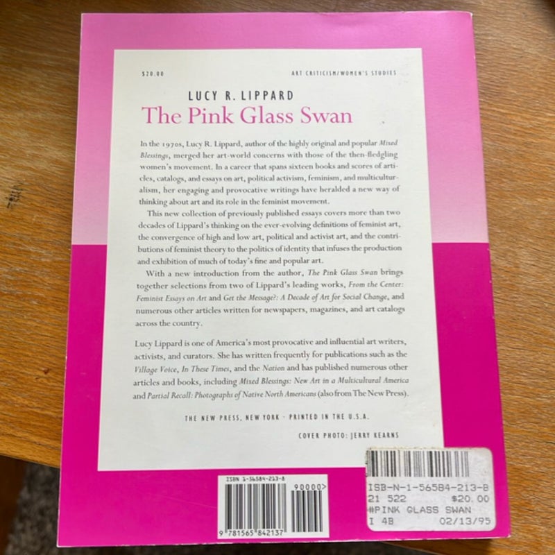 The Pink Glass Swan