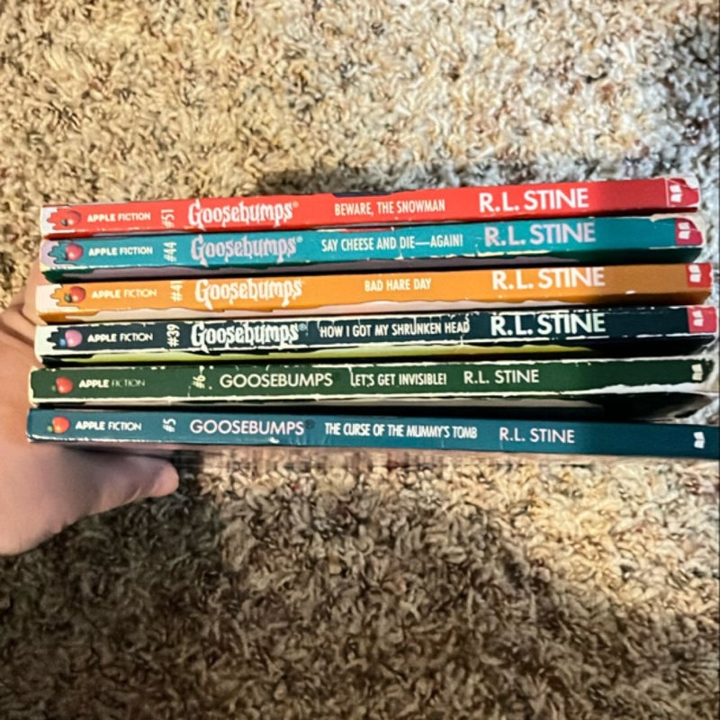 Original Goosebumps Book Lot