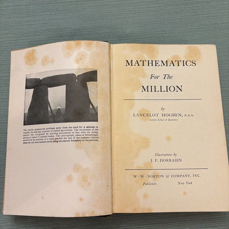 Mathematics for the Million