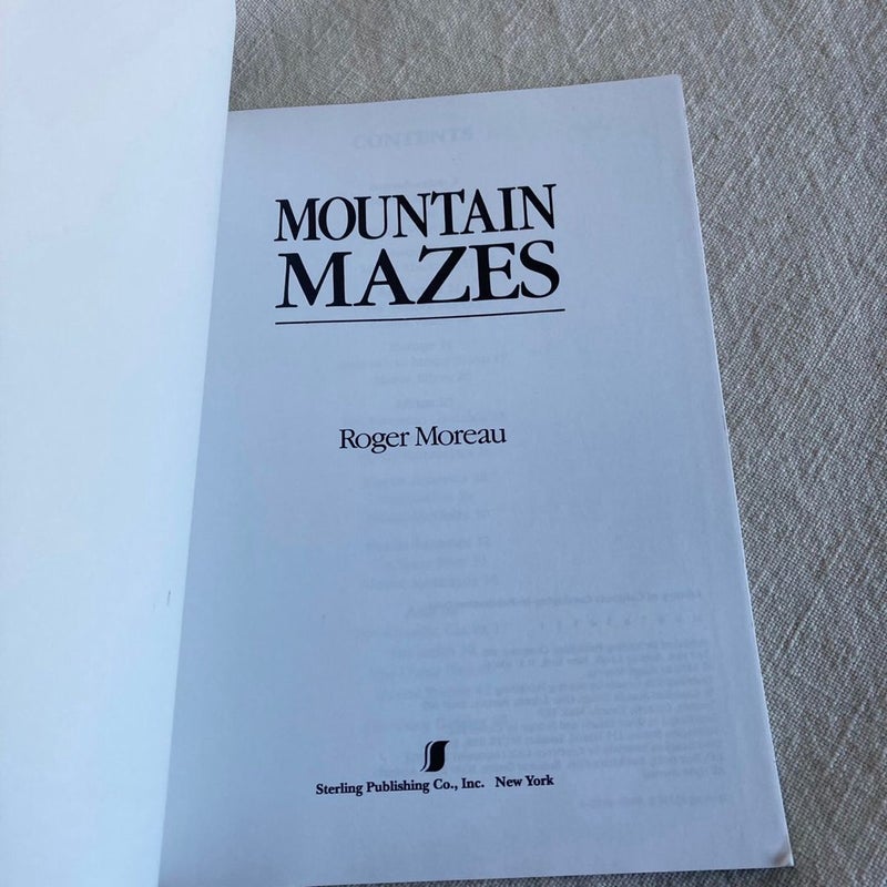 Mountain Mazes