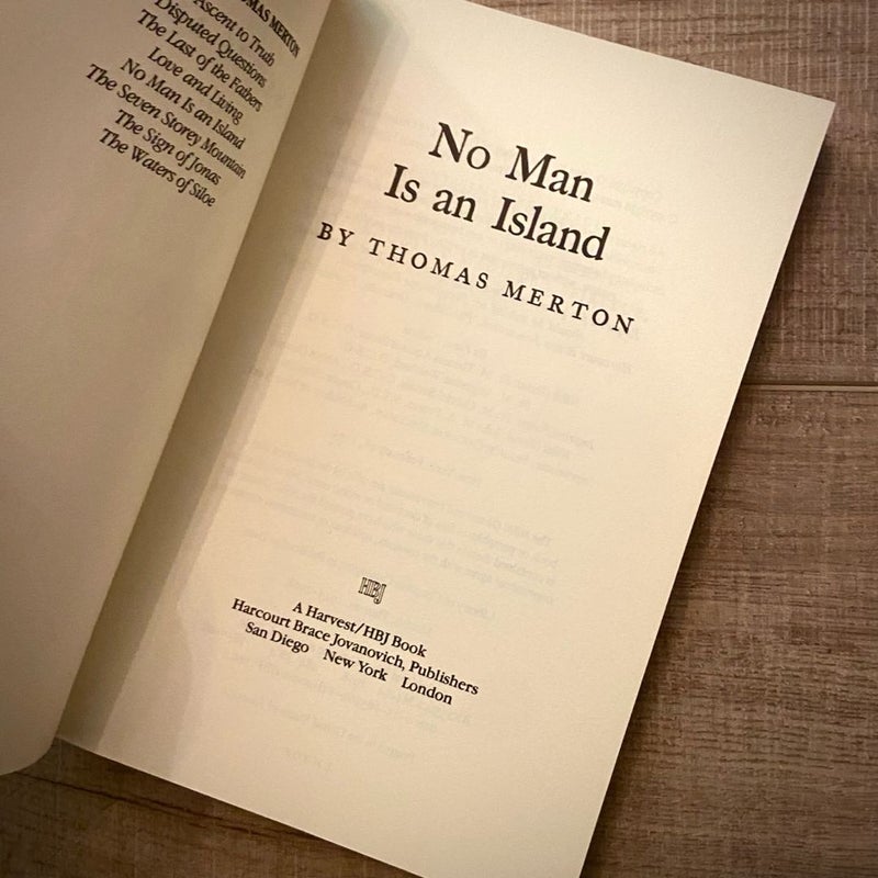 No Man Is an Island
