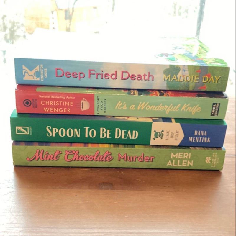 4 book cozy mystery bundle ( see details)