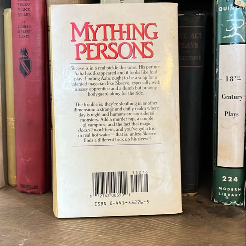 Myth-ing Persons