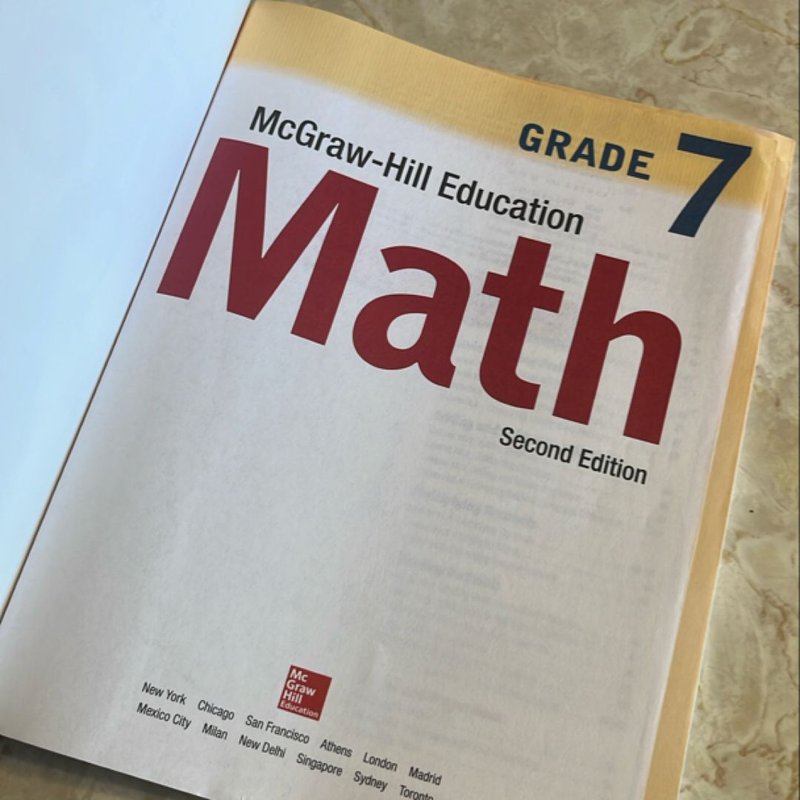 McGraw-Hill Education Math Grade 7, Second Edition
