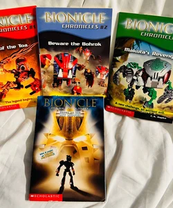 Bionicle Chronicles 4 Book Bundle