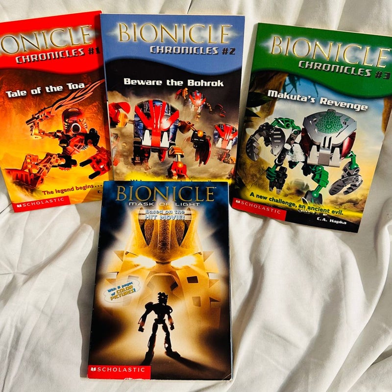 Bionicle Chronicles 4 Book Bundle
