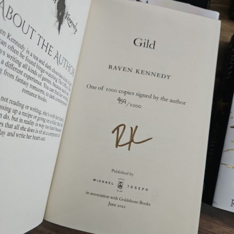 Gild Glint Gleam Glow Gold & Goldfinch (Complete Plated Prisoner Series, Goldsboro Exclusive Edition)