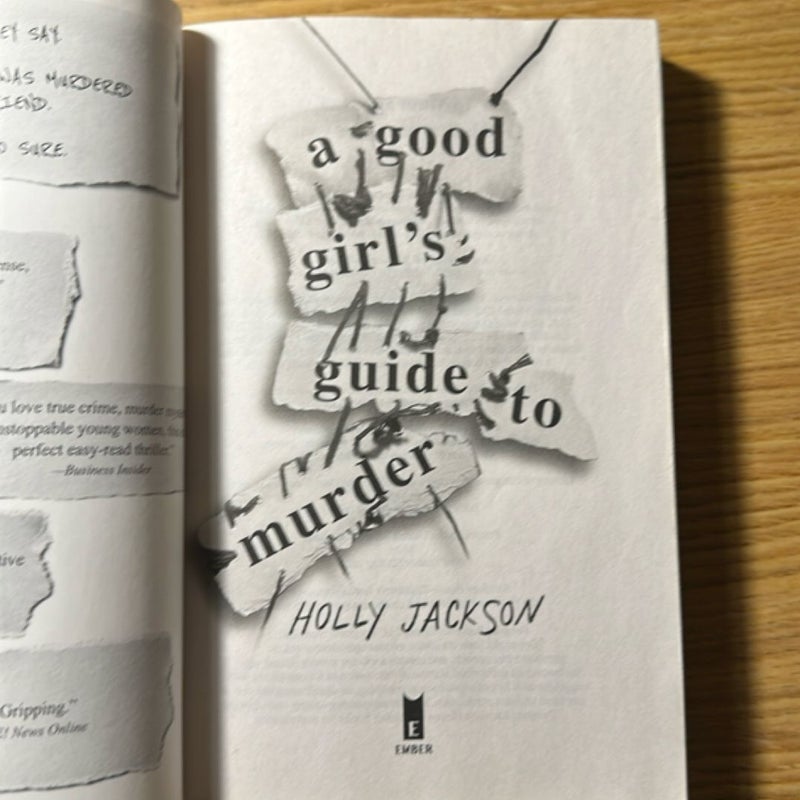 A Good Girl's Guide to Murder