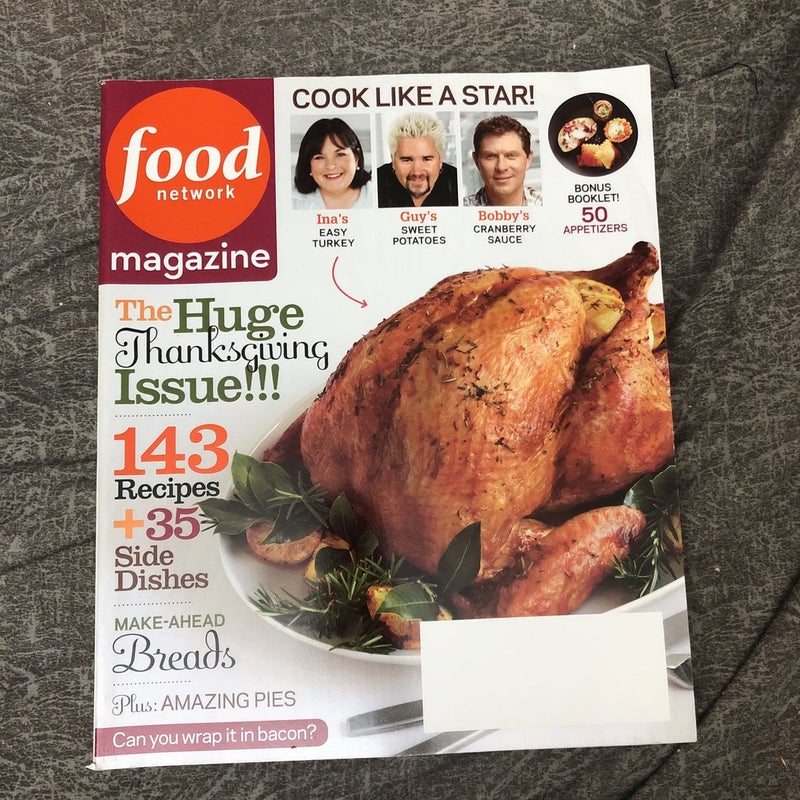 Food Network Thanksgiving Issue 2012