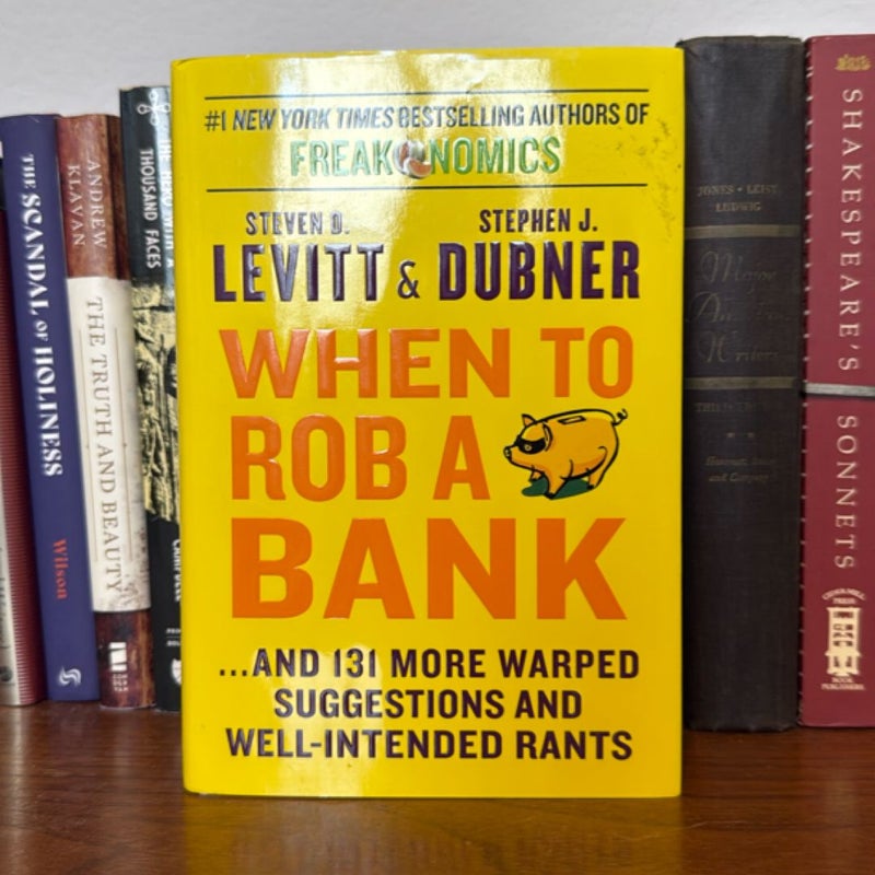 When to Rob a Bank