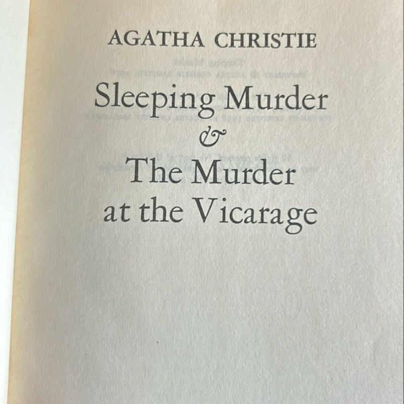 Sleeping Murder - The Murder at The Vicarage