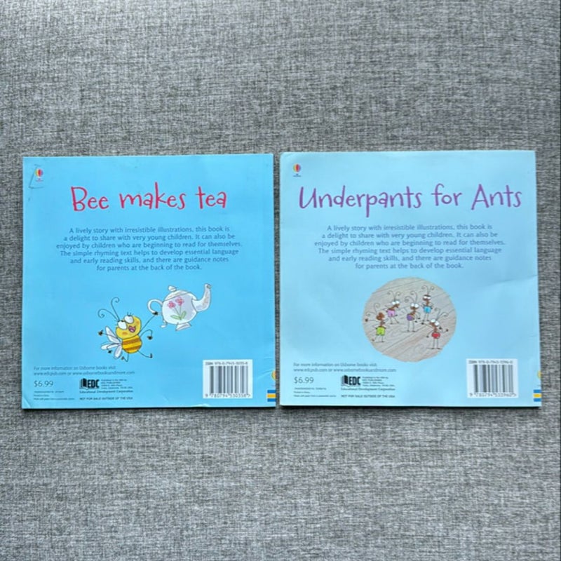2 Usborne Phonics Readers