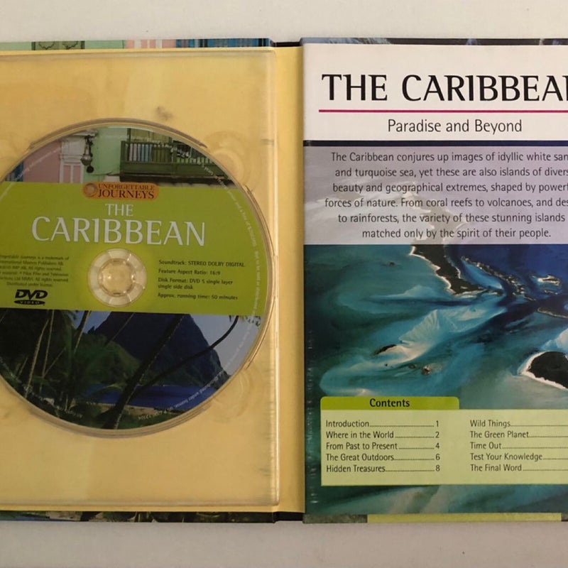 UNFORGETTABLE  JOURNEYS The Caribbean  Paradise and Beyond DVD and Booklet