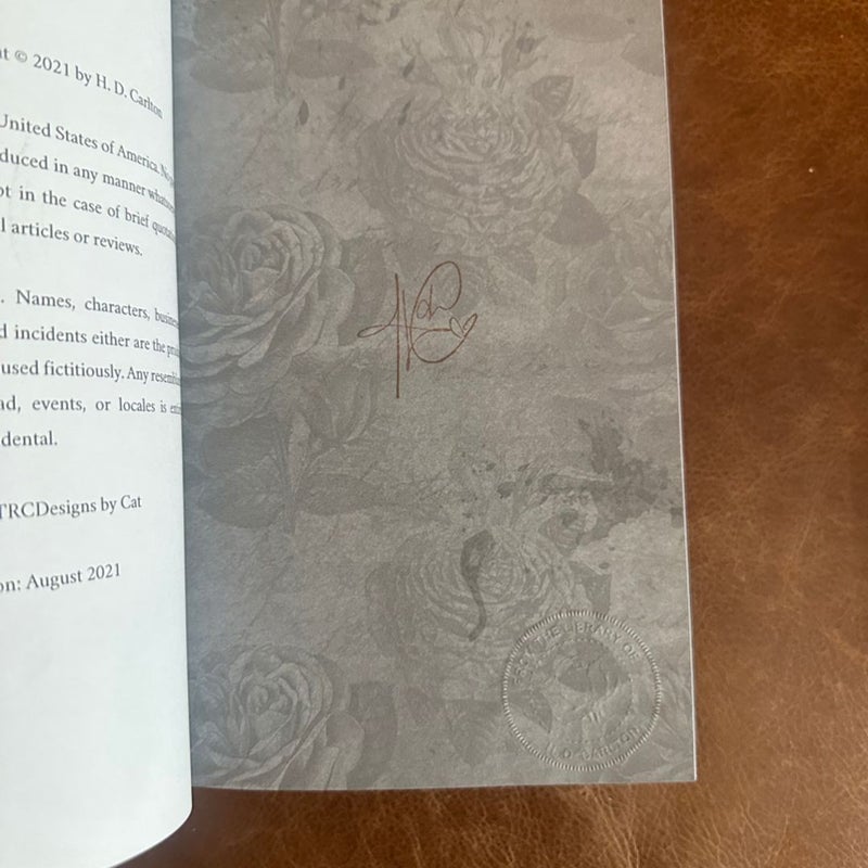 Haunting Adeline Duology Haunting And Hunting Adeline Signed By H.D