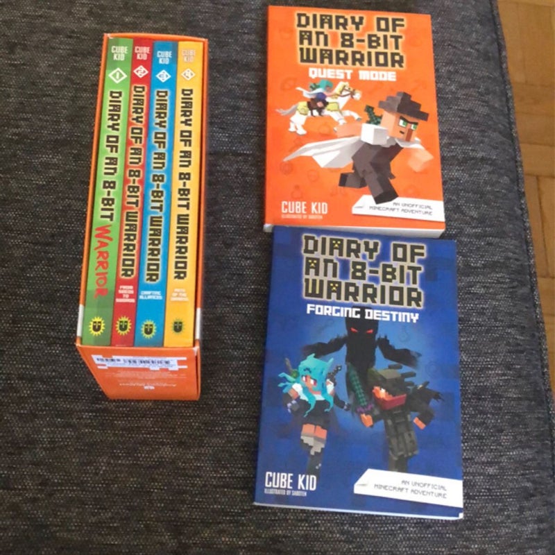 Diary of an 8-Bit Warrior Box Set Volume 1-4 by Cube Cube Kid