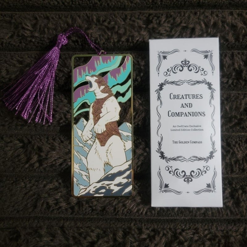 Owlcrate The Golden Compass Metal Bookmark 