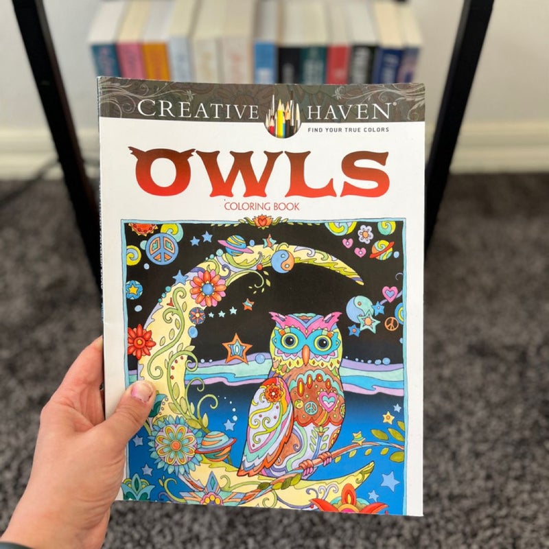 Creative Haven Owls Coloring Book