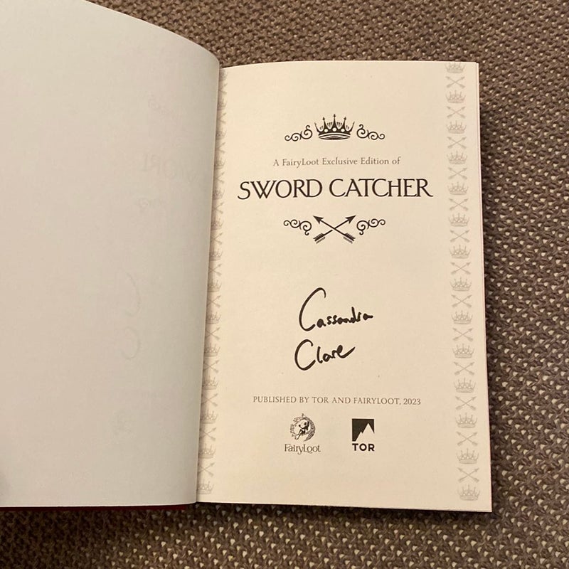 Sword Catcher FAIRYLOOT SIGNED SPRAYED EDGE