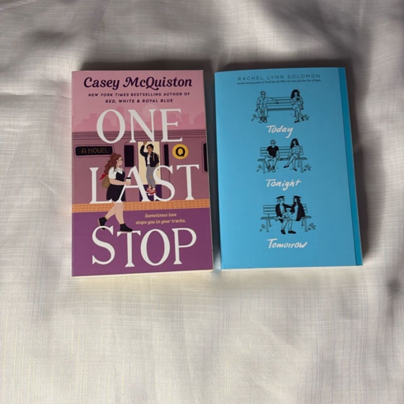 Romance bundle: One Last Stop + Today Tonight Tomorrow 