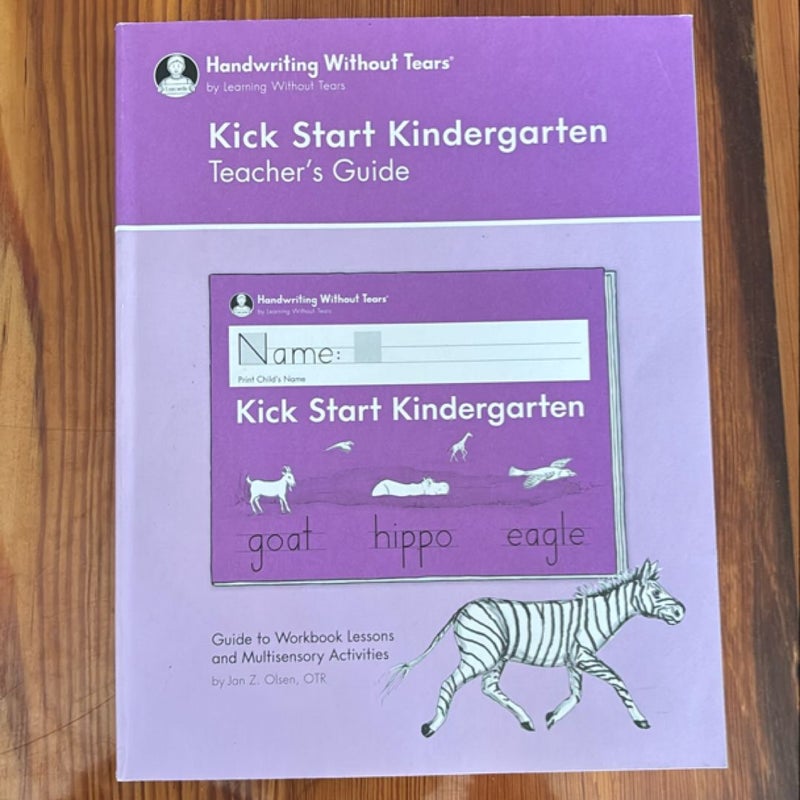 Kick start kindergarten teachers guide