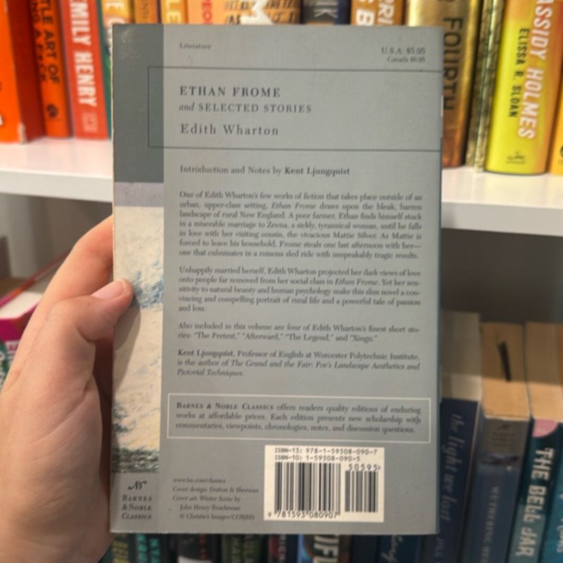 Ethan Frome and Selected Stories by Edith Warton; Kent Ljungquist ...
