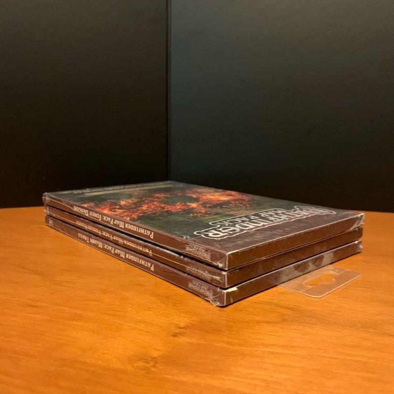 Pathfinder Map Pack Lot: Forest Dangers, Fungus Forest, Marsh Trails NEW in wrap