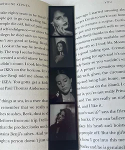 Lana Del Rey mini photobooth strip bookmark 