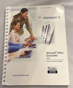 Microsoft Excel 2003, Level 1